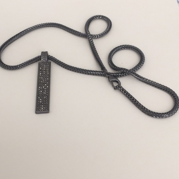 Beautiful gunmetal chain and pendant unisex - Picture 2 of 7